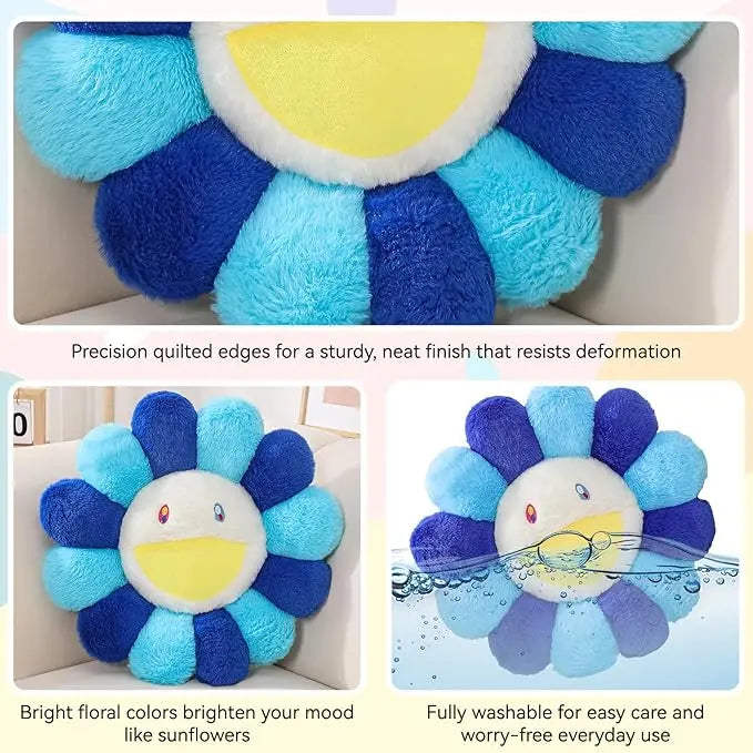 Aesthetic Sunflower Plush Pillow