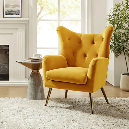 Velvet Accent Chair