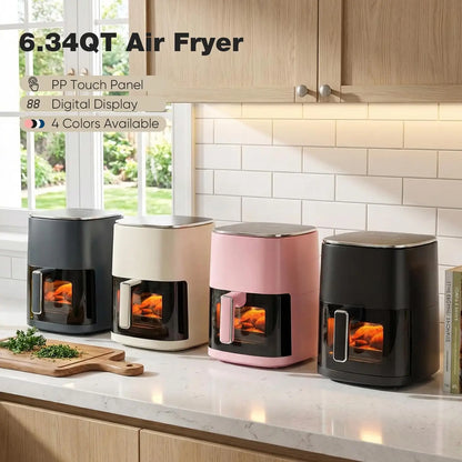 Air Fryer, 6-Quart with Viewing Window