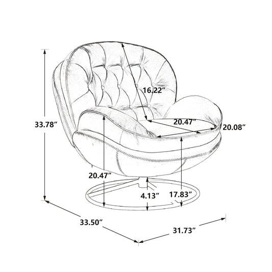 Modern Swivel Accent Chair