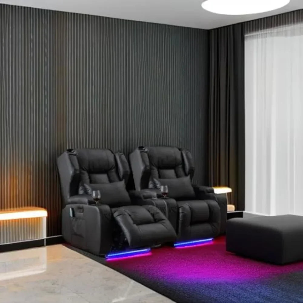 Power Recliner Chair Set of 2