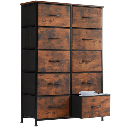 10 Fabric Drawers Wardrobe Steel Frame