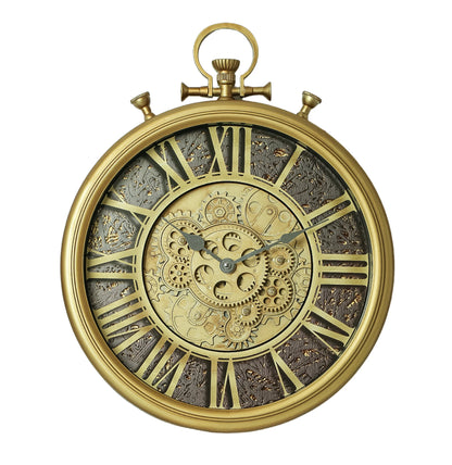 TIMESS 15/18inch Vintage Gear Wall Clock