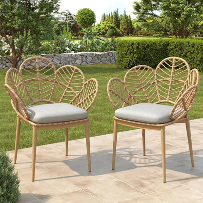 Outdoor Dining Chairs Set of 2