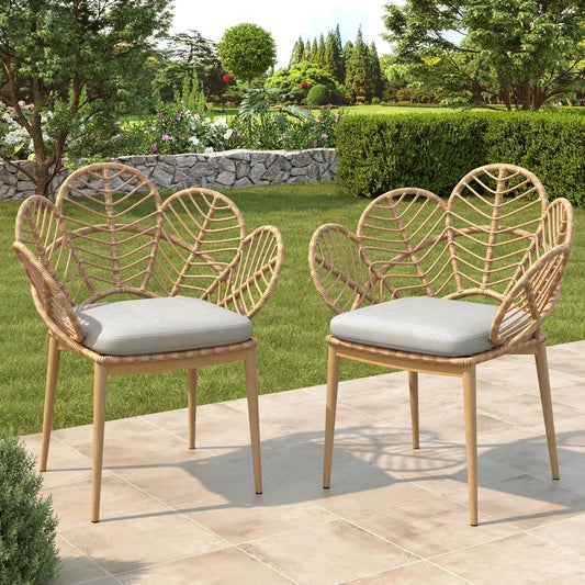 Outdoor Dining Chairs Set of 2