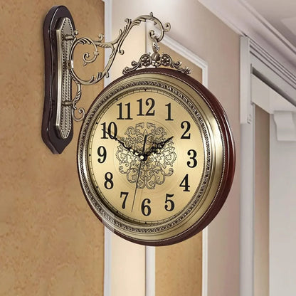 Large Wall Clock Double Sided