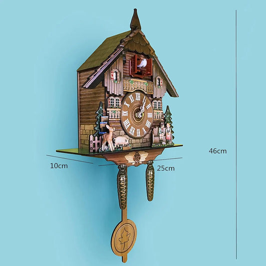 NEW Cuckoo Wall Clock for Living Room, Bedroom, Office, Kitchen