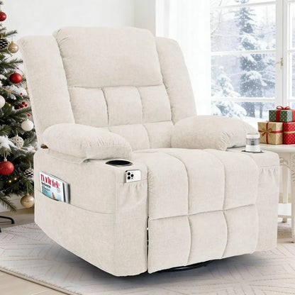 360° Swivel Rocker Recliner for Adults