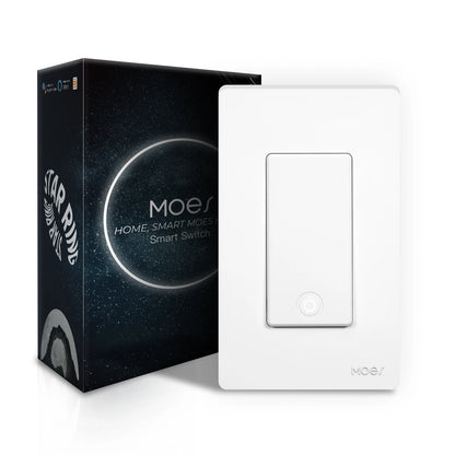 Smart WiFi 3 Way/Single Pole Push Button Light Switch