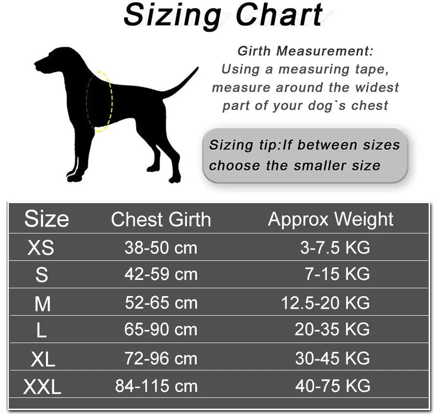 Reflective Adjustable Pet Vest