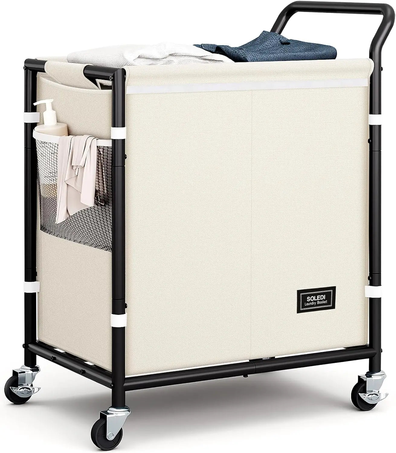 38-Gallon Rolling Laundry Basket
