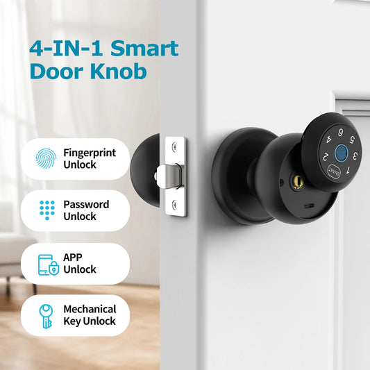 Ball-Shaped Smart Lock Fingerprint