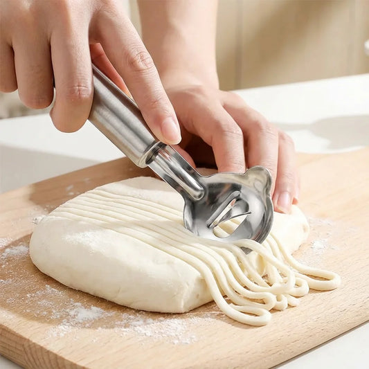 Manual Flat Noodle Maker Tool,7.36 Inch Professional Grade