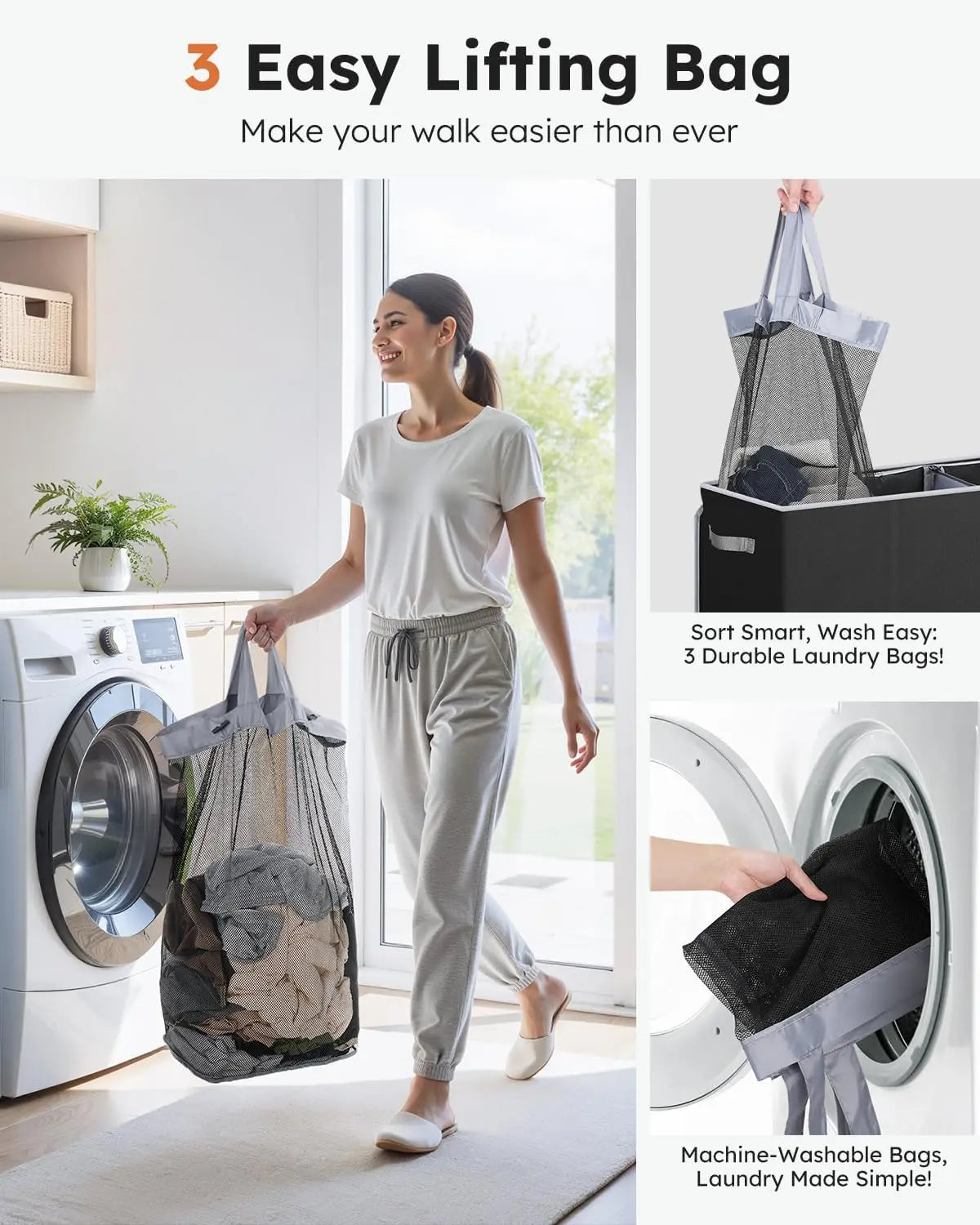 180L Extra Large Laundry Hamper