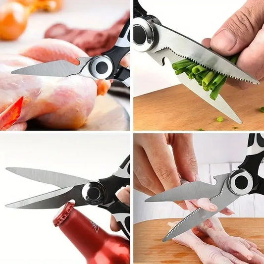 Multifunctional Stainless Steel Kitchen Scissors