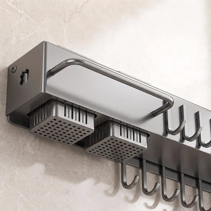 No Drill Wall Mount Kitchen Organizer Knife Rack