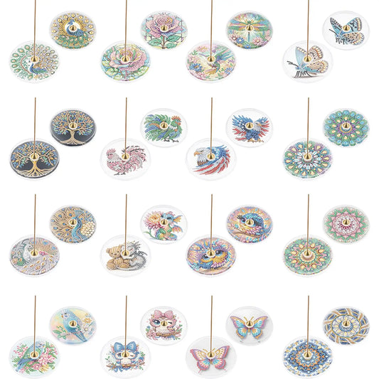 2Pcs Acrylic Incense Holder