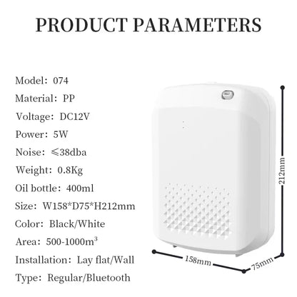 1000m³ Aroma Diffuser 400ML Oil Capacity