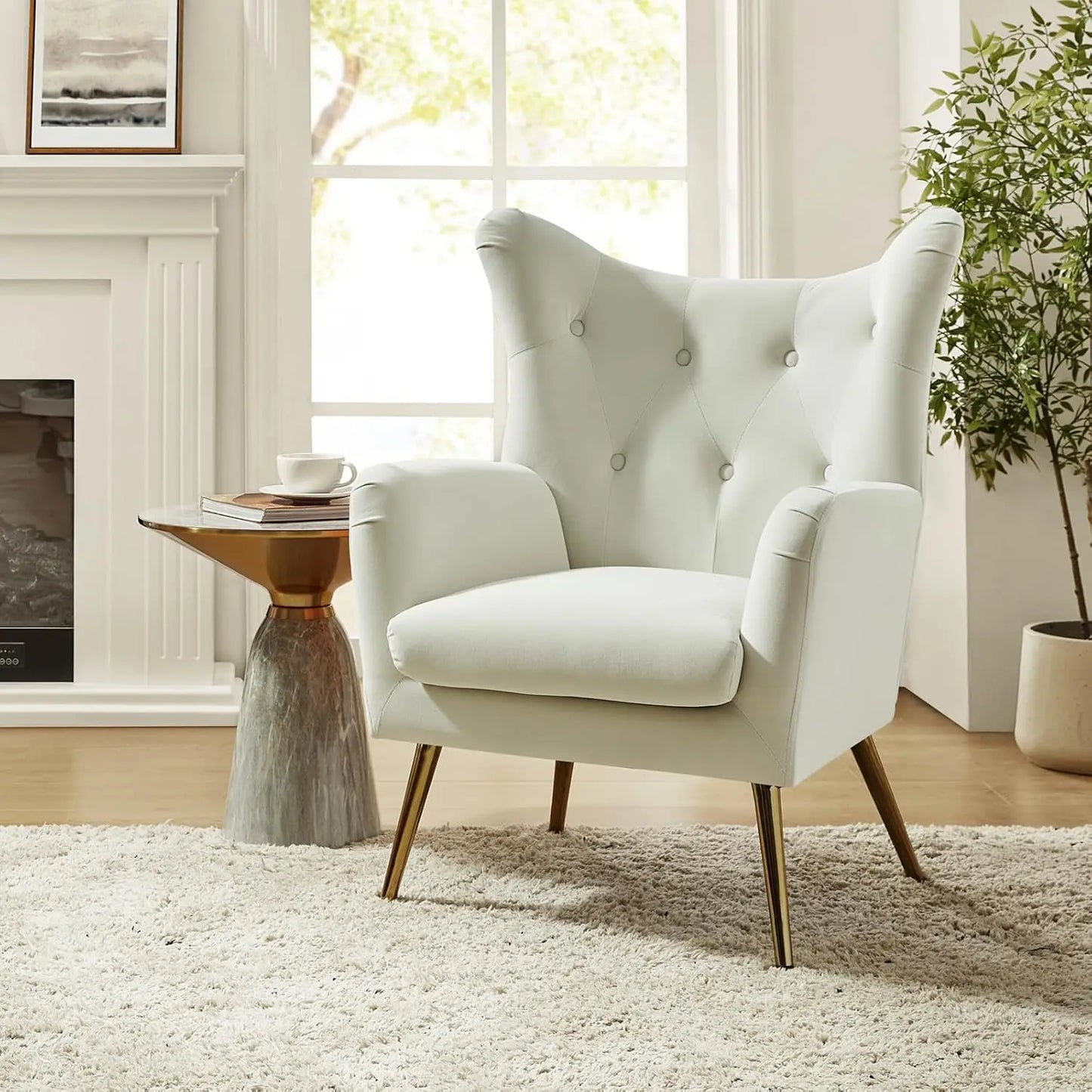 Velvet Accent Chair