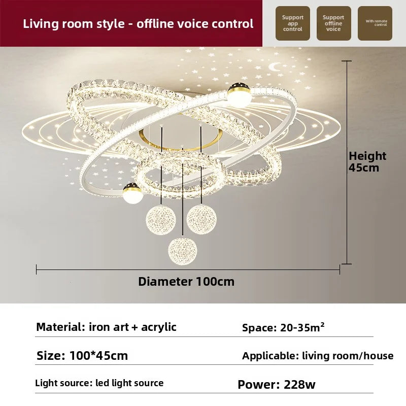 Elliptical Ceiling Lamp