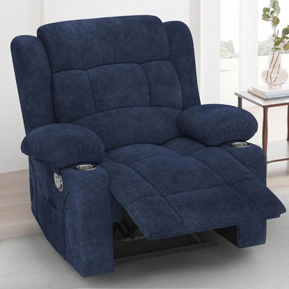 Heated Massage Recliner 360 Swivel