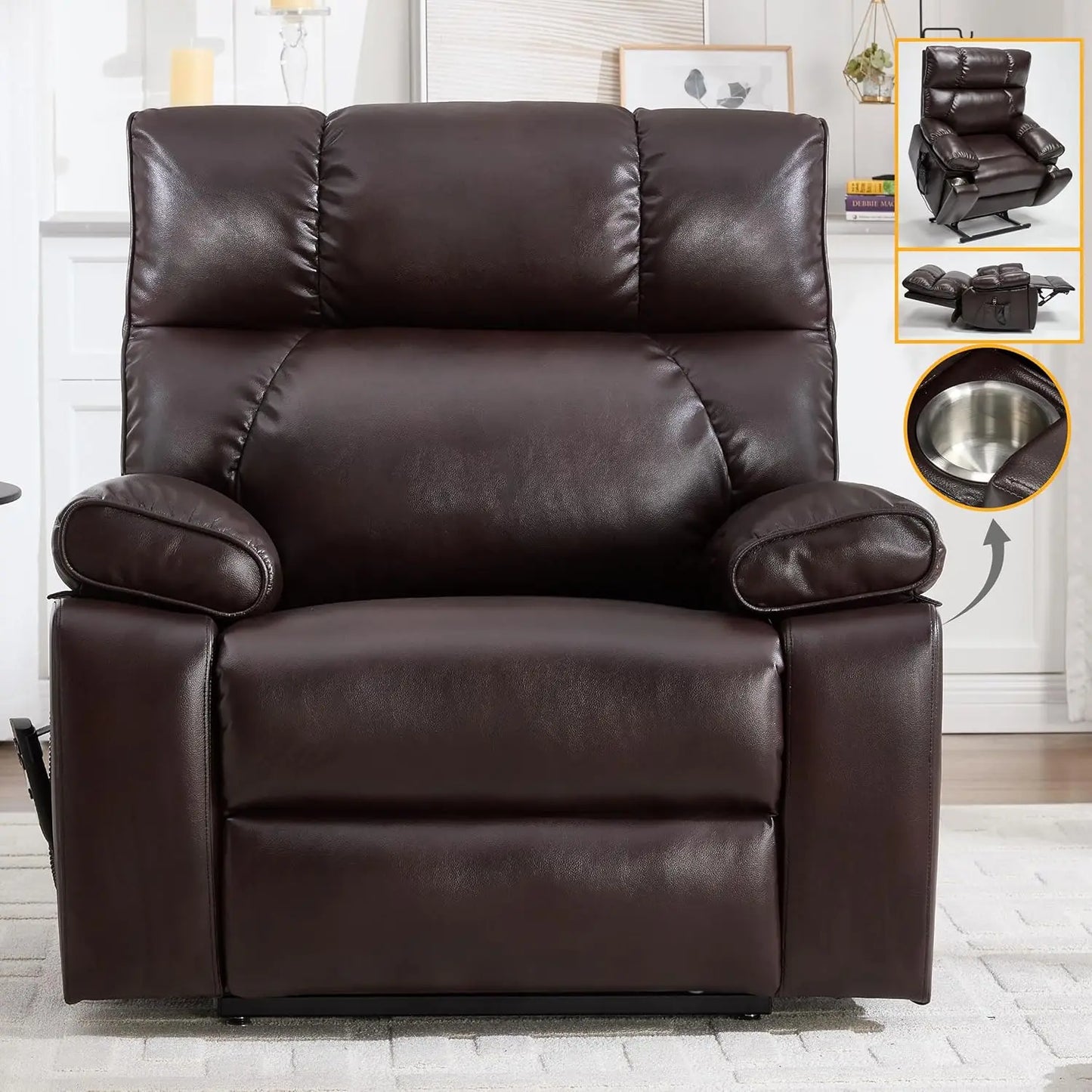 Extra Large Dual Motor Power Lift Recliner Chair