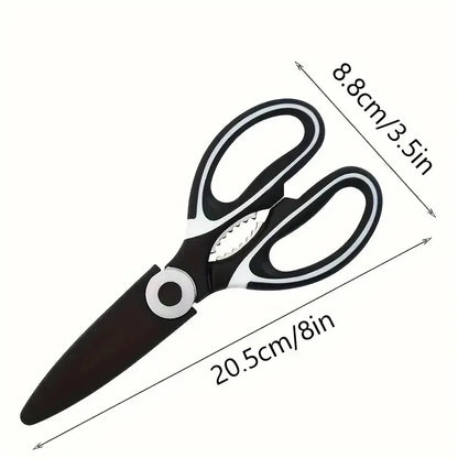 Multifunctional Stainless Steel Kitchen Scissors