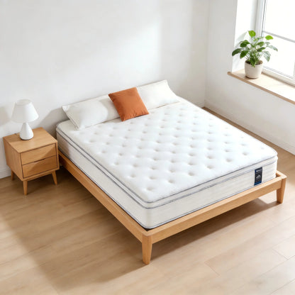 Queen King Full Size Mattress, 12\14\10 Inch Hybrid Mattress