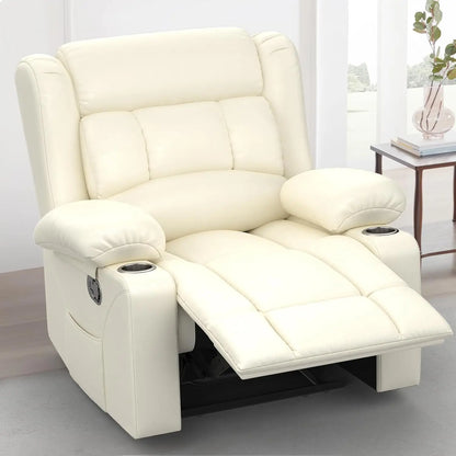 Heated Massage Recliner 360 Swivel
