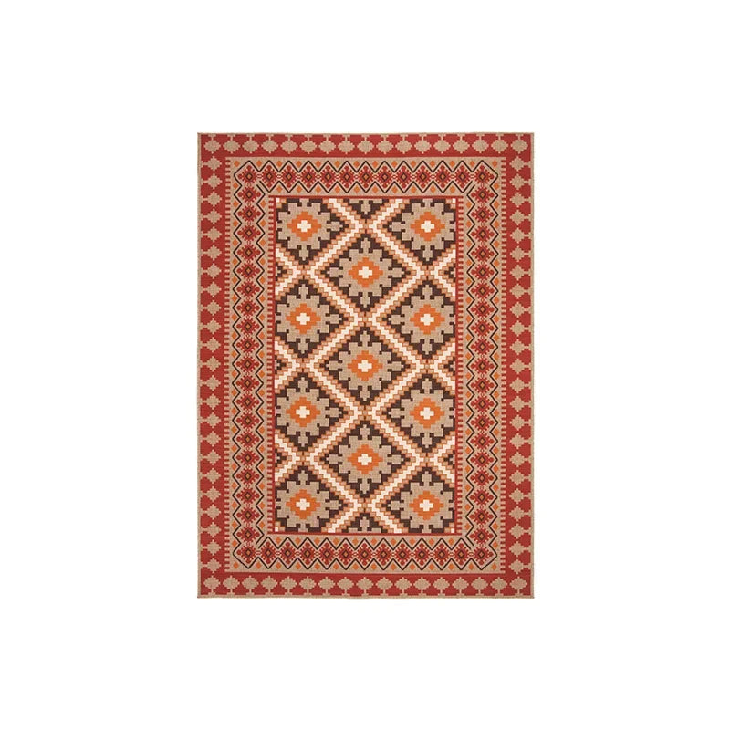 VIKAMA Moroccan Crystal Velvet Large Area Carpet | Decorative Floor Rug for Living Room Sofa Bedroom Home Decor