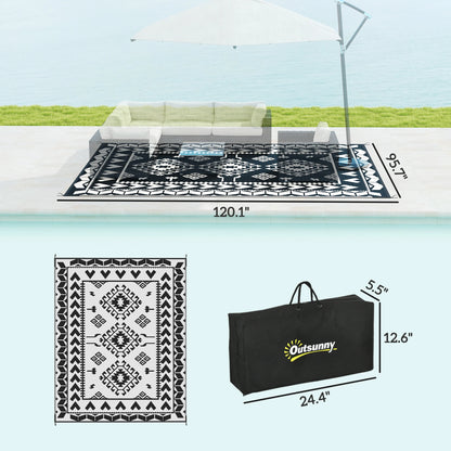 Outdoor Rug, 8' x 10' Floor Mat
