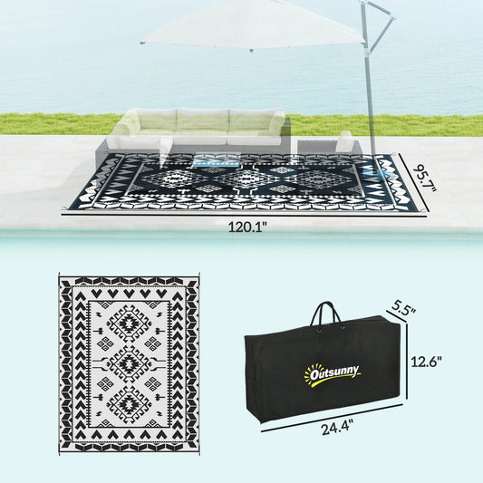 Outdoor Rug, 8' x 10' Floor Mat