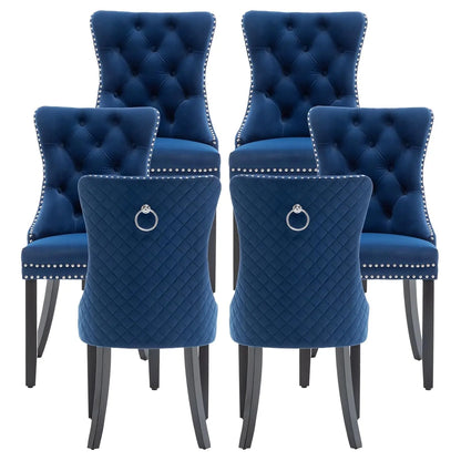 Leather Dining Chairs Set of 6