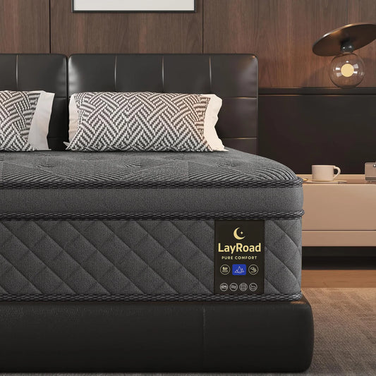 LayRoad 12-14inch Full-Size Memory Foam Mattress