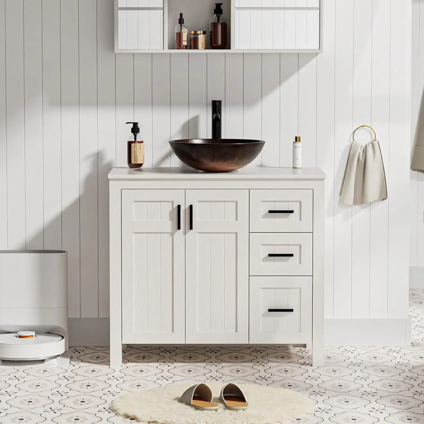 36" Bathroom Vanity Sink Combo