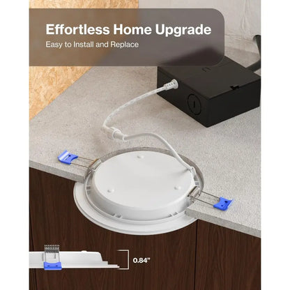 6 Pack Recessed Lighting 6 Inch LED