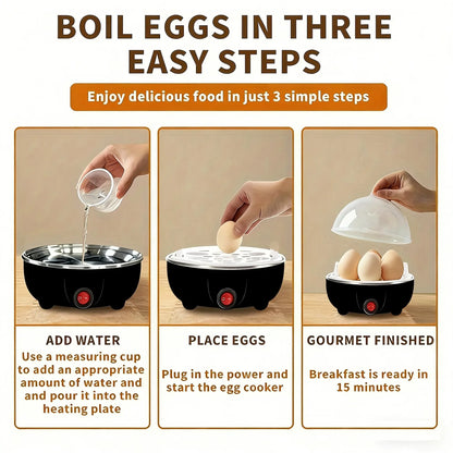 6 Egg Capacity Automatic Egg Steamer