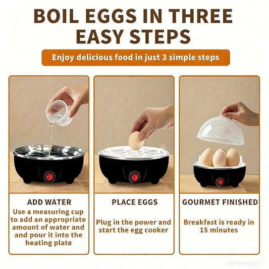 6 Egg Capacity Automatic Egg Steamer