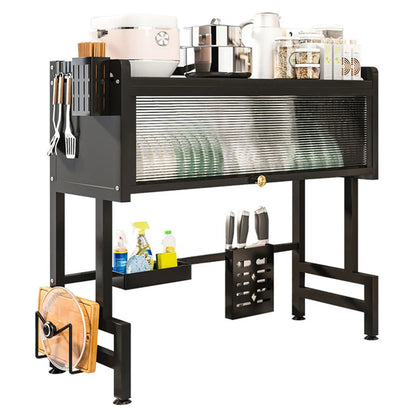 Kitchen Sink Organizer Large Over The Sink Dish Rack with Cover
