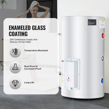 SucceBuy Electric Water Heater 40/70L Tank Instant Hot Water Heater
