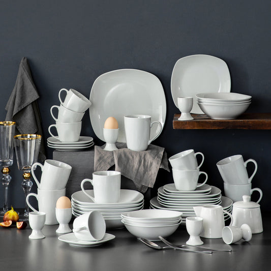 MALACASA Series Elisa 50-Piece Tableware Dinner Set