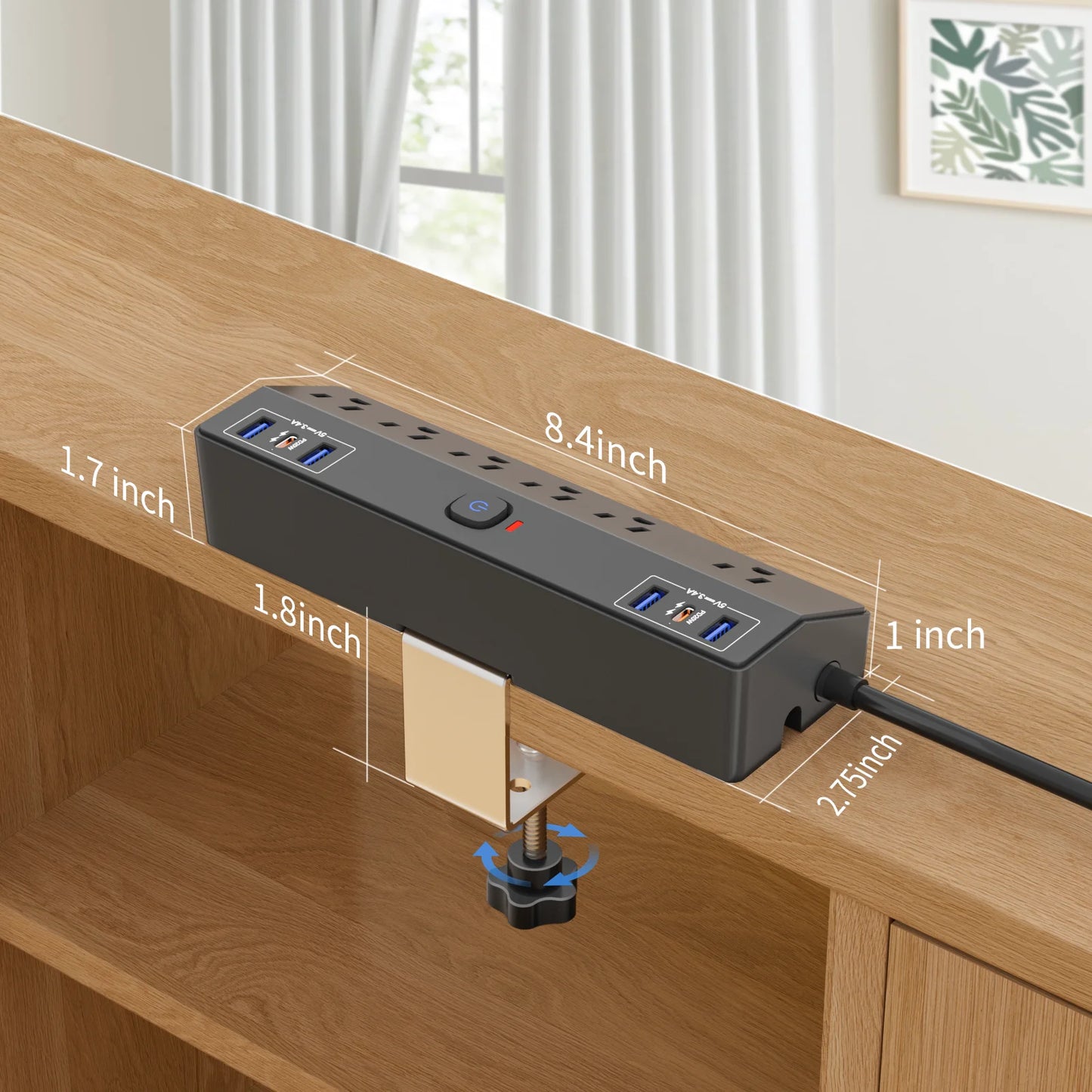 Fast charging power strip