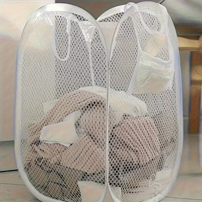 Collapsible Mesh Laundry Basket