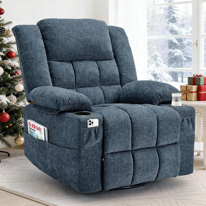 360° Swivel Rocker Recliner for Adults