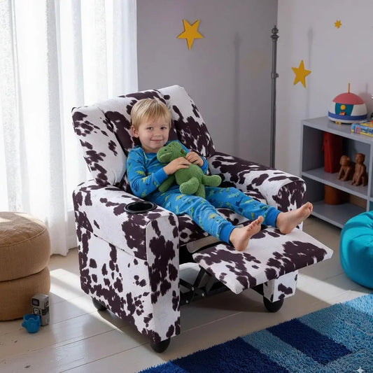 Kids Recliner with Cup Holder