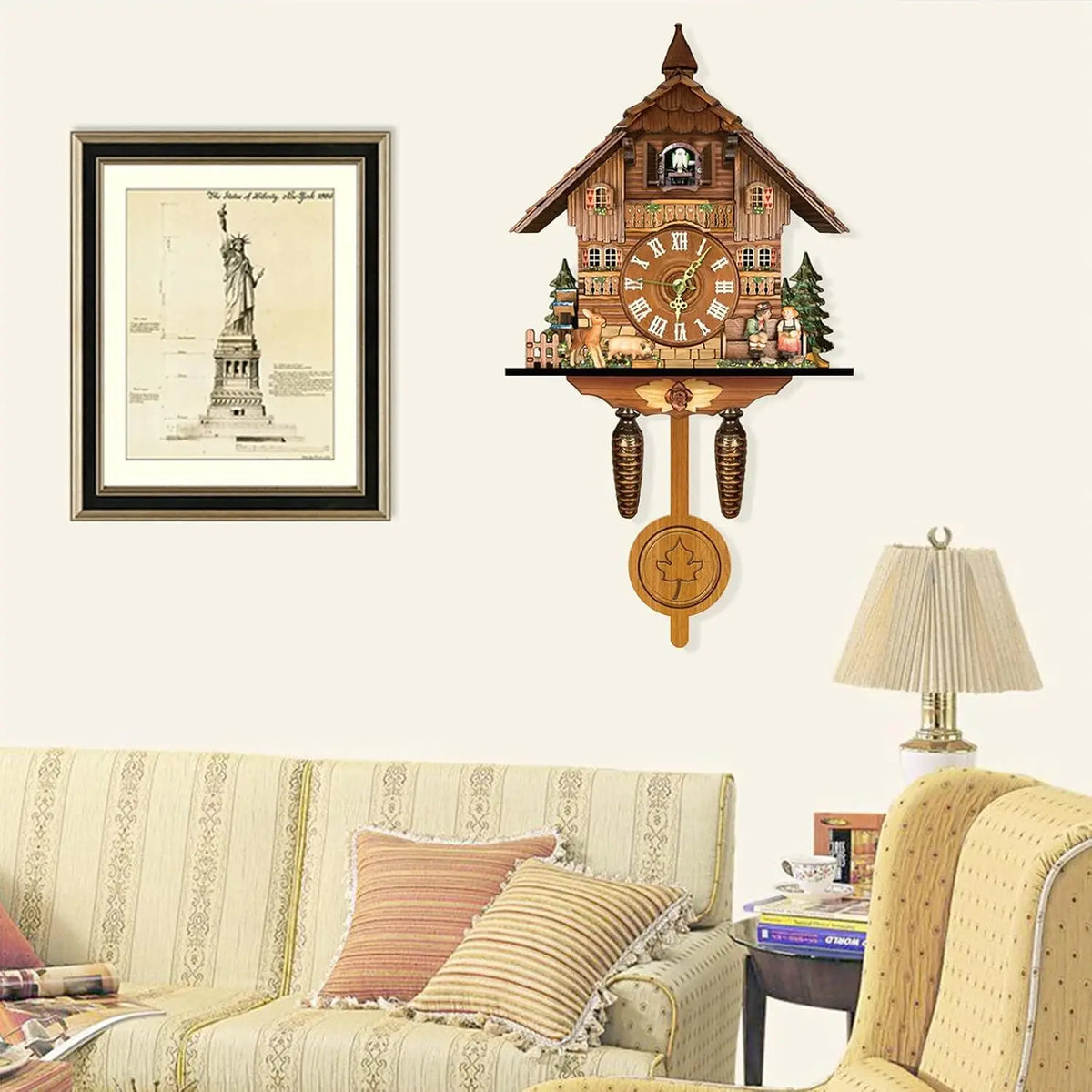 NEW Cuckoo Wall Clock for Living Room, Bedroom, Office, Kitchen