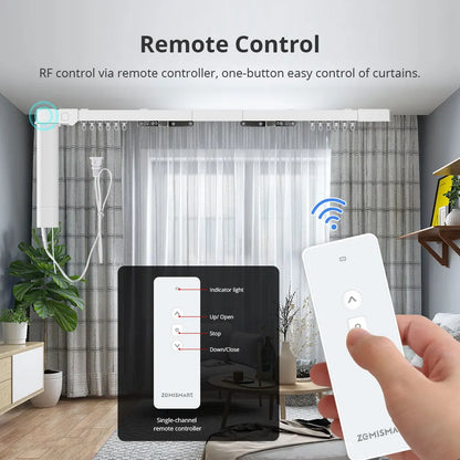 WiFi Electric Sliding Curtain Track