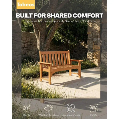 Folding Adirondack Bench
