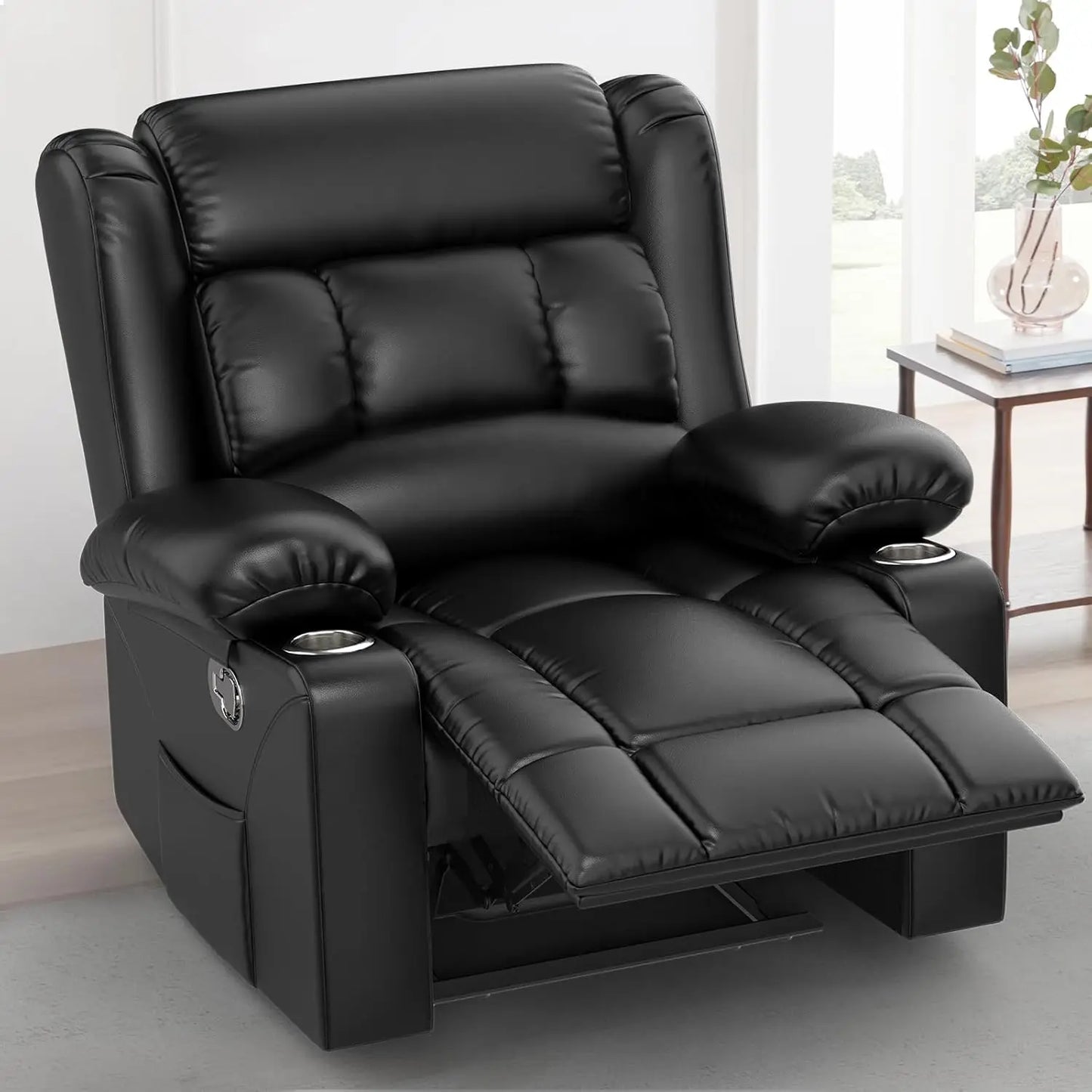 Heated Massage Recliner 360 Swivel