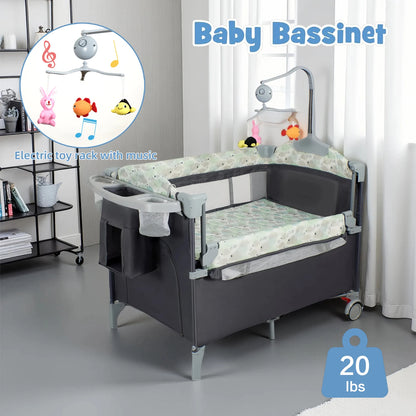 Steanny Pack n Play, Playard with Bassinet